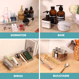 Set 25 Organizatoare Elindor® Transparent pentru Sertare