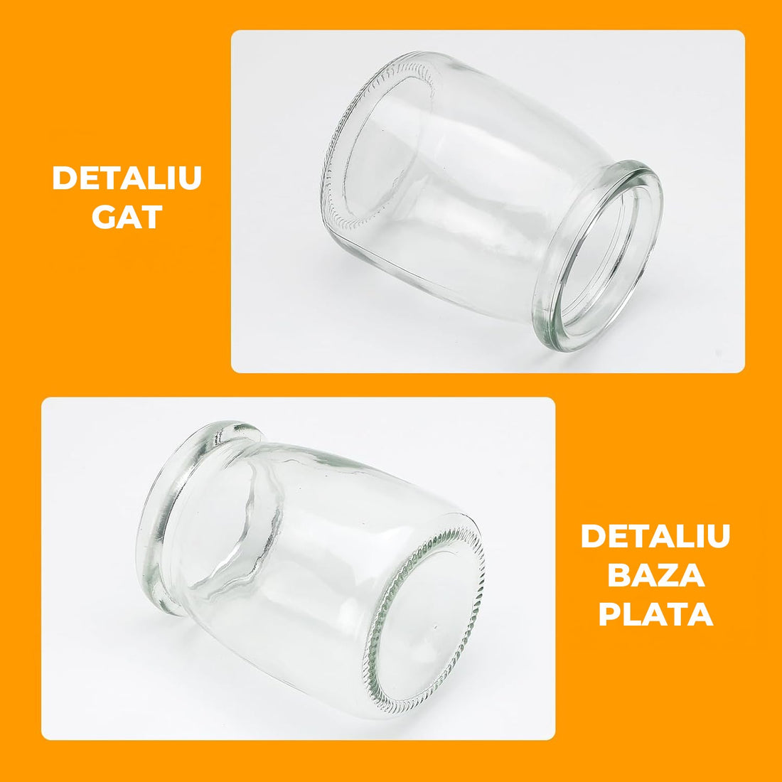 Set 20 Borcane Mici Elindor® din Sticla cu Capac Pluta, 200 ml, Borcane Iaurt, Desert, Miere, Marturii Botez, cu Etichete Personalizabile, Perfecte pentru Cadouri Creative si Evenimente Speciale, Transparent