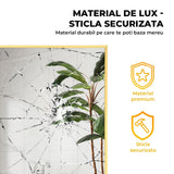 Oglinda Dreptunghiulara Elindor®, 55x75 cm, Sticla Fara Distorsiuni, Usor de Instalatat, Auriu