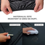 Prelata Auto Premium Elindor® Impermeabila, Antigrindina, Protectie UV Anti Soare , Praf si Zapada, Husa Auto Exterior Universala pentru Masina, Marime SUV M, 450*183*143 cm, Negru