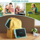 Tableta LCD Desen Elindor® 10 Inch, Jucarie Educativa Pentru Copii, Portabila, Albastru