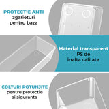 Set 16 Cutii Depozitare Elindor® Organizator pentru Bucatarie si Baie, 4 Marimi, Organizatoare Dulap si Sertare, Cutie pentru Sertar, Frigider, Camara, Baie, Bar, Birou, Cos Multifunctional, Separator Fructe, Legume, Creme, Parfumuri, PP