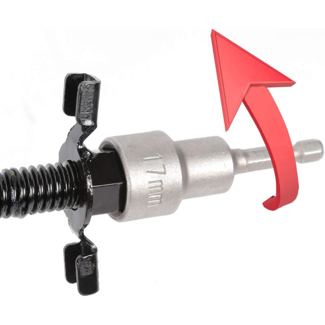 Cric Auto Trapezoidal Elindor® pentru Ridicarea Masinii, Greutate Maxima Suportata 2 Tone, Ideal pentru Vehicule Tip Autovehicul, Motocicleta, ATV, Camion, Utilaj Agricol, 41.5 × 9 × 10 cm, Negru