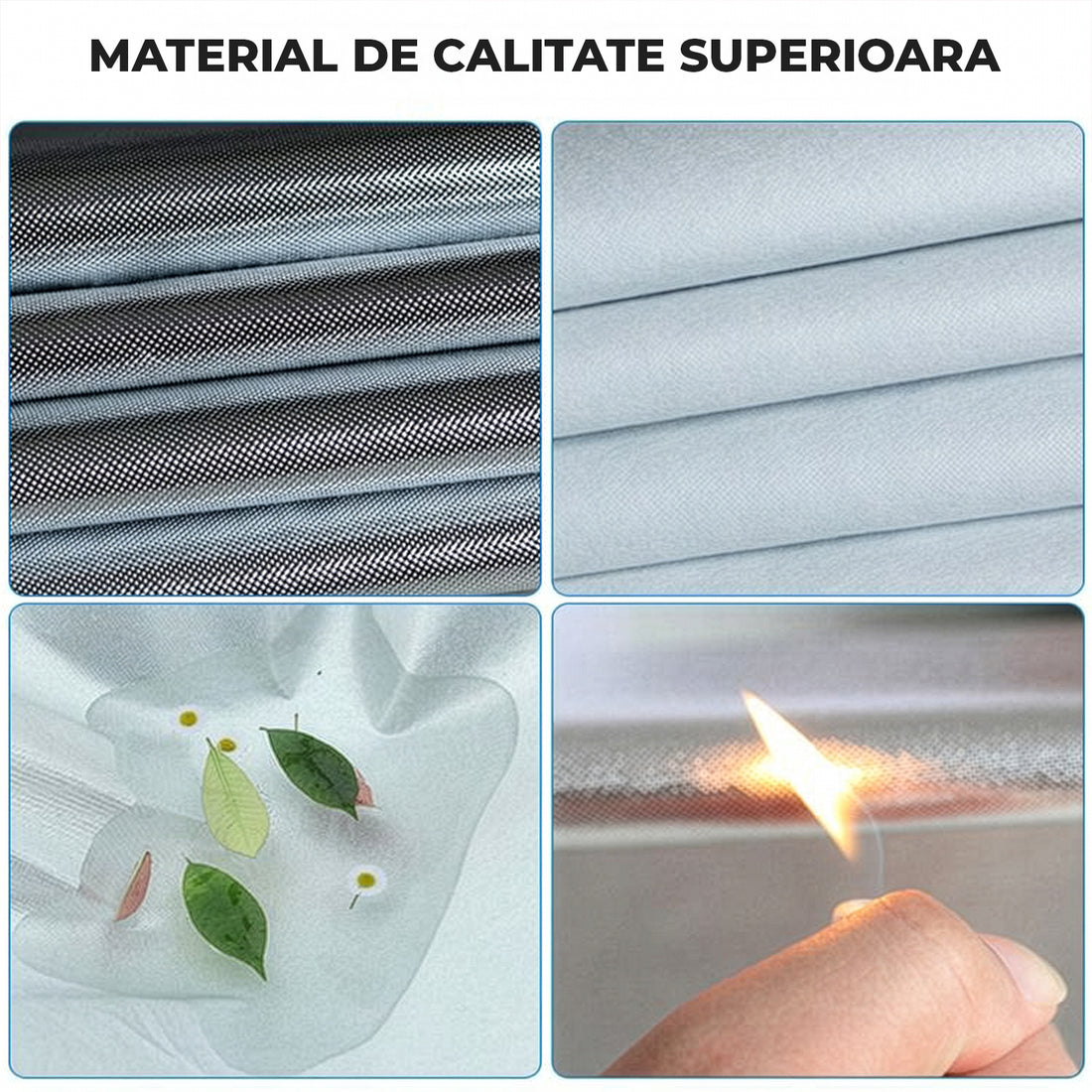 Prelata Auto Premium Elindor® Impermeabila, Protectie UV, Antisoare, Praf, Ploaie si Zapada, Toate Anotimpurile, Husa Exterior, Huse Protectie Completa, Universala, Accesorii Masina, Marime Break L, 470 × 198 × 144 cm, Gri