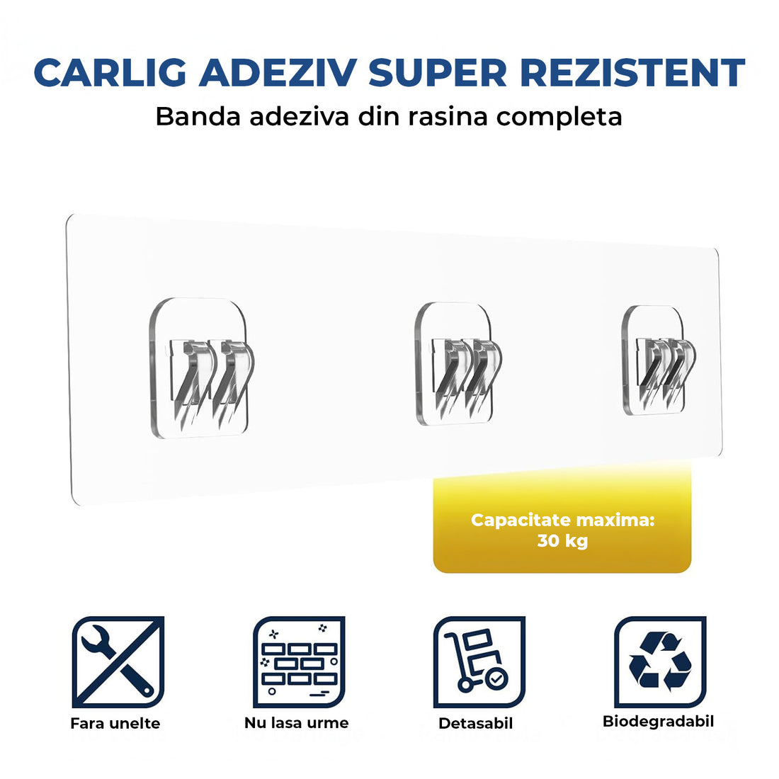 Set 2 Rafturi de Dus Elindor® Polita cu Adeziv, Etajera de Baie, Raft cu Carlige, din Metal, Suport Prosop si Sapun, Organizator Baie sau Etajere Depozitare in Bucatarie, Accesorii, 31.5 x 11 x 6.5 cm, Negru