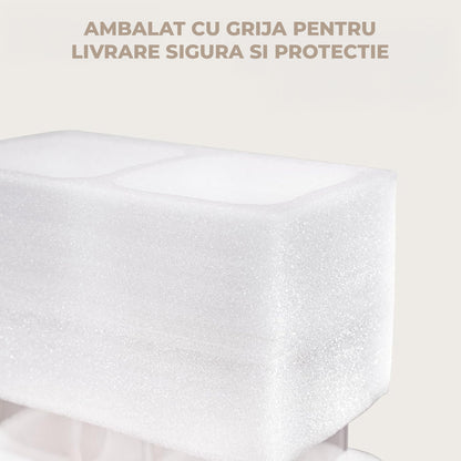 Set 4 Borcane din Sticla Elindor® cu Capac Ermetic din Bambus, Borcan 1100 ml Ideal pentru Miere, Dulceata, Condimente, Cafea, Zahari, Recipient Depozitare in Bucatarie, Transparent