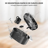 Fantana de Apa pentru Pisici Elindor® Cu Filtru Carbon Activ Si Pompa Silentioasa, Capacitate 2.2L, Design Modern cu Led, Usor De Curatat, Jet Reglabil, Negru