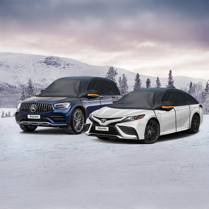 Prelata Auto Impermeabila Elindor®, Captuseala Moale, Berlina M, Accesorii Masina, Negru