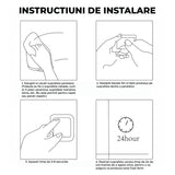 Suport de prosoape Elindor®, montare adeziv, oțel inoxidabil, 23 cm, argintiu