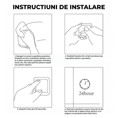 Suport de prosoape Elindor®, montare adeziv, oțel inoxidabil, 23 cm, argintiu