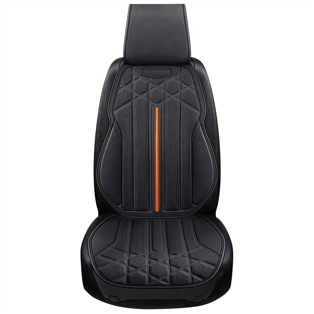 Husa Auto pentru Scaunul din Fata Elindor®, Material din Suede Respirabil, Protectie Scaune Fata, Compatibile cu Logan, VW Golf, Renault, Skoda, Instalare Usoara, Accesorii Interior Huse Masina, Universale, Negru