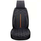 Husa Auto pentru Scaunul din Fata Elindor®, Material din Suede Respirabil, Protectie Scaune Fata, Compatibile cu Logan, VW Golf, Renault, Skoda, Instalare Usoara, Accesorii Interior Huse Masina, Universale, Negru