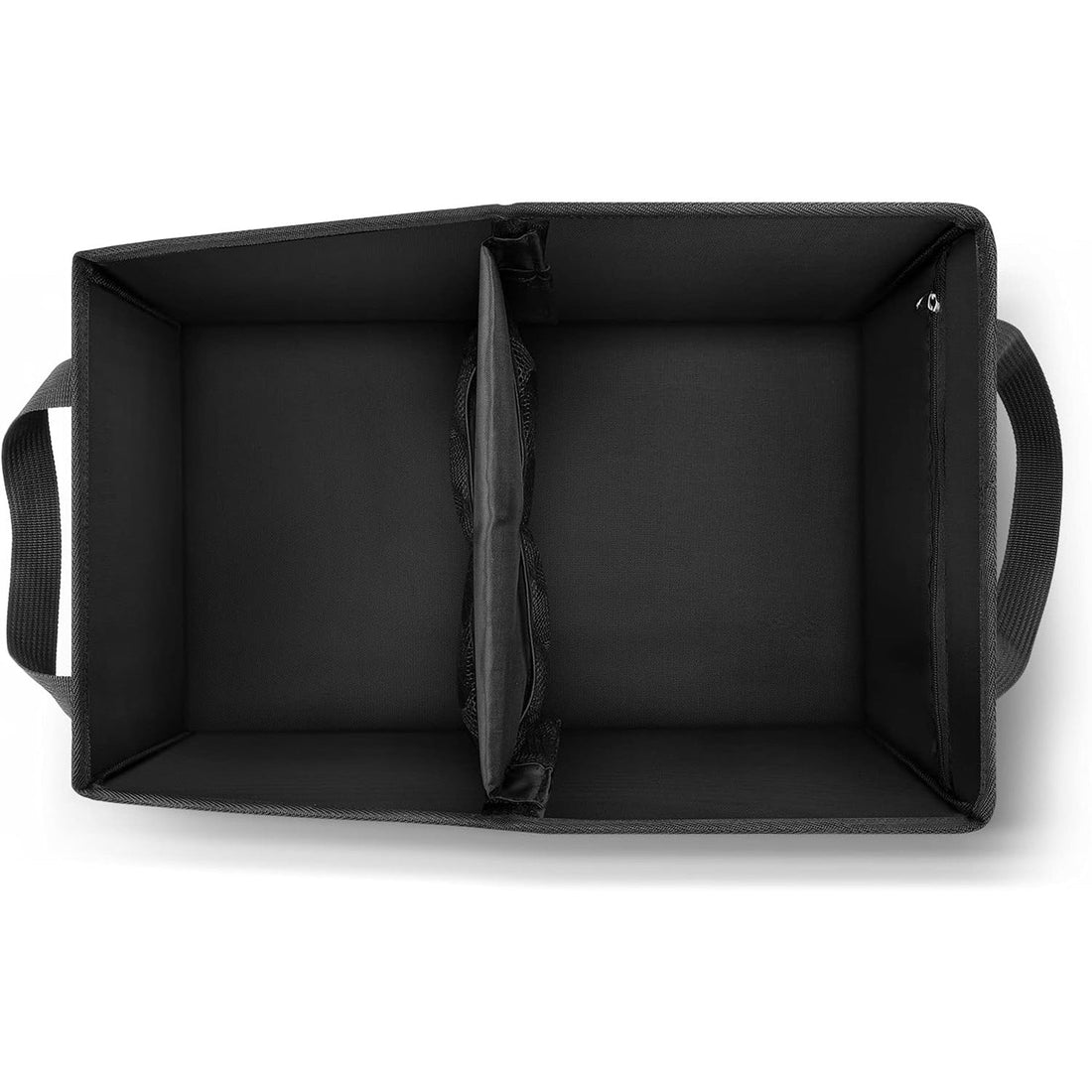 Organizator Portbagaj Auto Elindor®, Cutie Pliabila, Geanta Depozitare, Compartimentare Practica, Accesorii Interior Masina, Plasa Elastica, Suport Bagaje, Organizare Rapida, Negru