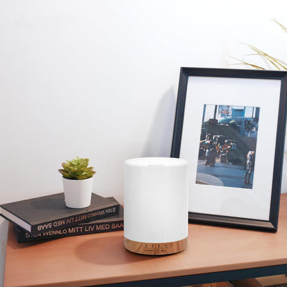 Difuzor de Ulei Esential Elindor® Aromaterapie, Umidificator de Aer, Aparat cu Rezervor 300ml, Capac Opac, Oprire Automata, Ultrasonic, 7 Moduri Lumina Ambientala, 25 dB, Aria de Acoperire 25 m², Alb