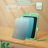 Tableta LCD Desen Elindor® 10 Inch, Jucarie Educativa Pentru Copii, Portabila, Verde