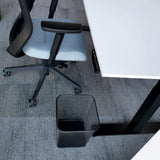 Cos de Gunoi Bucatarie Elindor® Capacitate 18L, din Plasa Metalica, pentru Blat sau Sub Chiuveta, Multifunctional, in Dulap, Bucatarie, Baie, Birou, Camara, Potrivit pentru Colectare Selectiva, 27 x 27 x 50 cm, Negru