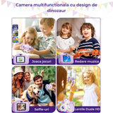 Cameră Foto Digitală pentru Copii Elindor® - Unicorn, 48MP, 1080P HD, Cadou Perfect pentru 3-12 Ani