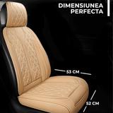 Husă scaune auto din piele PU, universale, pentru scaunele din față, antialunecare, design modern