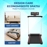 Banda de Alergare Elindor®, Compacta, Pliabila, Viteza Maxima 12km/h, Negru