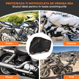 Husă Motocicletă XL Elindor®, Impermeabilă, Neagră