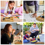 Organizator Extensibil Elindor® din Bambus, pentru Depozitare Tacamuri si Ustensile de Bucatarie, Furculite, Linguri, Cutite, 7 Compartimente, Sertar 25.5-39.4 cm, Suport Ajustabil, Separator Sertare Spatios, Accesorii Organizare