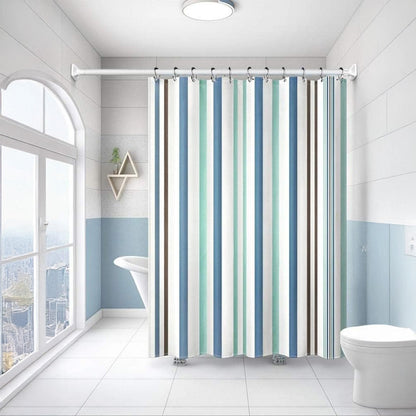 Set 12 Inele Negre pentru Perdea Dus Elindor®, Accesorii Baie, Agatatoare Inox, Anticadere, Rezistente la Coroziune, Decoratiuni Metalice, Ideal pentru Bara si Prindere Usoara