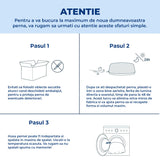 Perna Ortopedica Elindor® Memory Foam Pillow, Suport Cervical Ergonomic, Spuma cu Memorie Anatomica, Husa Detasabila Respirabila, pentru Spondiloza Cervicala, 60x40x14 cm, Alb