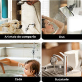 Filtru de Purificare Apa Argintiu Elindor® pentru Para de Dus Aparat de Filtrat cu 34 Stagii de Filtrare, Infuzie de Minerale si Vitamina C, Elimina Clorul, Metalele Grele, Impuritatile si Mirosurile Neplacute, Anticalcar, Purificator Apa de Baie