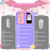 Telefon de Jucărie Elindor® pentru Copii - Roz, cu Funcții Educative