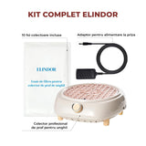 Aspirator Praf Unghii Elindor®, Colector Profesional Manichiura si Pedichiura, 110W, Aparat cu Ventilator Puternic si Filtru Lavabil, Viteza Reglabila, Design Compact si Portabil, 23x22x7 cm, Ideal pentru Salon sau Acasa, Roz
