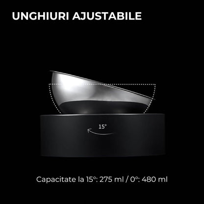 Set Boluri Înalte Elindor® din Oțel Inoxidabil, Antiderapante, pentru Câini și Pisici