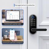 Yala Inteligentă Elindor® cu Amprentă și Cod de Acces, Fără Cheie