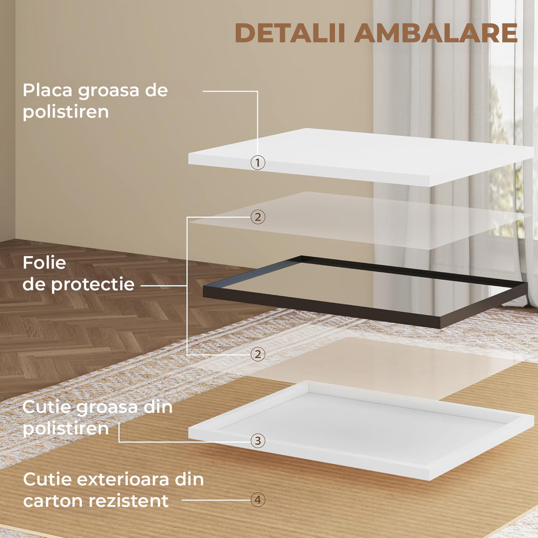 Oglinda Decorativa Elindor® Agatare pe Perete sau Sprijinita, Neagra, Dreptunghiulara, Moderna si Eleganta, Reflexie HD, Sticla fara Distorsiuni, Ideala pentru Dormitor, Living, Birou, Dressing, Hol, Baie, Rama Metalica, 90 x 60 cm