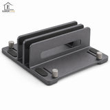Suport Vertical Elindor® pentru Laptop, Tableta, Notebook si Carti, cu 3 Sloturi, Reglabil, Stand Universal, Compatibil Pana la 17.3 Inch, Ideal pentru Birou, Acasa, 14.5 x 14.2 x 4.6 cm, Gri