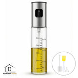 Pulverizator Ulei Elindor®, Oliviera 100ml, Sticla Dozatoare Multifunctionala, Control Precis, pentru Gatit, Friteuza cu Aer, Salate  Material Sticla si PVC, Argintiu