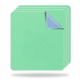 Set 4 Covorase Absorbante Elindor® Igienice, Asternut pentru Animale, Caini, Pisici, Copii, Varstnici, Ultra-Absorbant, pentru Talie Medie si Mare, Prevenirea Scurgerilor De Lichid, 4 Substraturi, Marimea XL, 86 x 91 cm, Verde