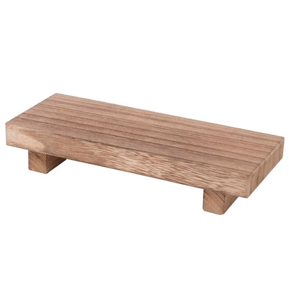 Etajera Decorativa Baie Tip Polita Elindor®, Suport Lemn pentru Sapun, Accesorii si Organizare Blat, Raft Rustic pentru Decoratiuni si Depozitare, Maro