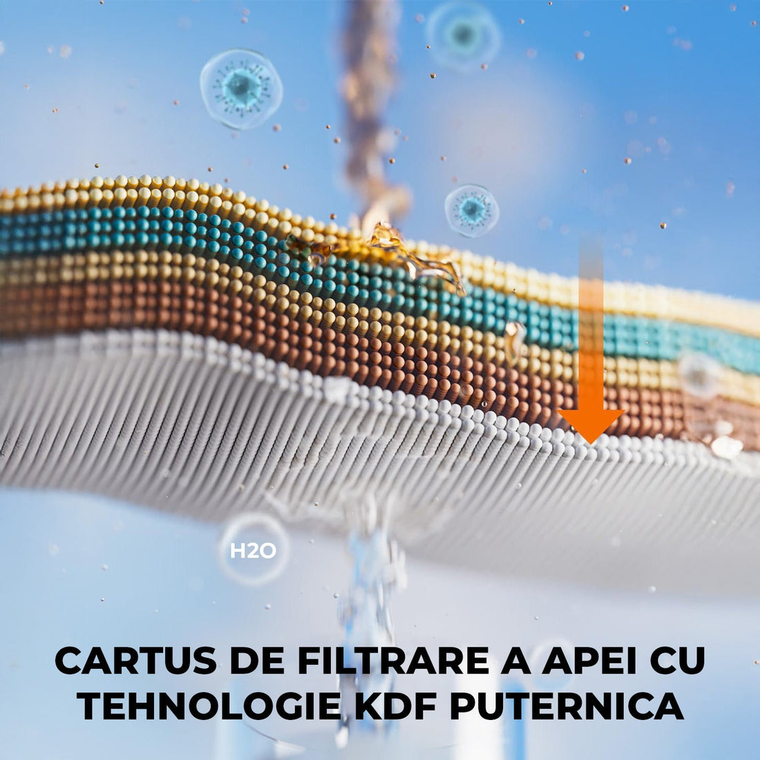 Filtru de Purificare Apa Argintiu Elindor® pentru Para de Dus Aparat de Filtrat cu 34 Stagii de Filtrare, Infuzie de Minerale si Vitamina C, Elimina Clorul, Metalele Grele, Impuritatile si Mirosurile Neplacute, Anticalcar, Purificator Apa de Baie