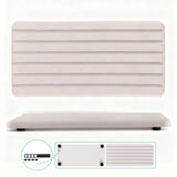 Set 2 Covorase pentru Chiuveta Elindor® din Diatomit, Extra Absorbant, Uscare Rapida, Antiderapante, Design Contemporan si Minimalist, Rezistente la Apa, 21 cm x 10 cm x 1.5 cm, Bej Deschis