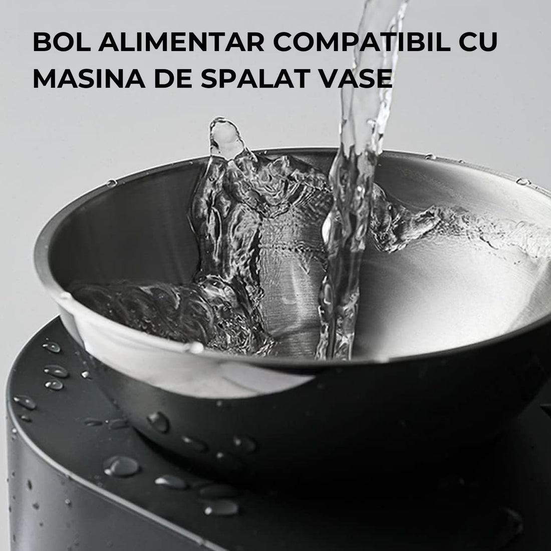Set Boluri Înalte Elindor® din Oțel Inoxidabil, Antiderapante, pentru Câini și Pisici