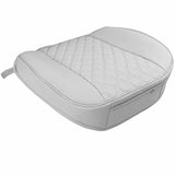 Husă Auto Universală 54 x 53 cm, Piele PU Matlasată, Anti-Alunecare, Design Elegant cu Buzunar de Depozitare, Gri