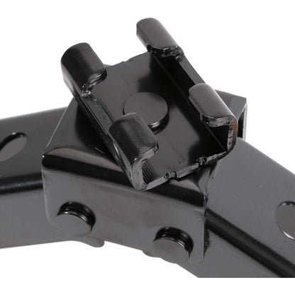 Cric Auto Trapezoidal Elindor® pentru Ridicarea Masinii, Greutate Maxima Suportata 2 Tone, Ideal pentru Vehicule Tip Autovehicul, Motocicleta, ATV, Camion, Utilaj Agricol, 41.5 × 9 × 10 cm, Negru