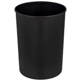 Cos de Gunoi Cosmetic Elindor® cu Capac Tip Swing si Recipient Interior, Capacitate 6L, Galeata Detasabila, Multifunctional, Ideal in Bucatarie, Baie, Birou, Camara, Living, Dormitor, Potrivit pentru Colectare Selectiva, 25.5 × 21 cm, Negru