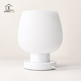 Veioza Dormitor si Birou, Design Modern Minimalist cu Bec LED de Lumina Calda Inclus, 3 Moduri de Functionare, Control prin Atingere