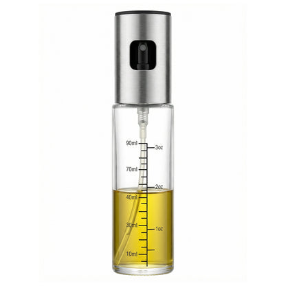 Pulverizator Ulei Elindor®, Oliviera 100ml, Sticla Dozatoare Multifunctionala, Control Precis, pentru Gatit, Friteuza cu Aer, Salate  Material Sticla si PVC, Argintiu