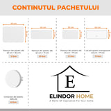 Organizator pentru Pantofi Elindor® Pantofar tip Dulap cu 10 Nivele Mari, Fara Gauri, Suport pentru Papuci, Dulap Hol, Living, Dormitor, Economisire Spatiu, Depozitare Incaltaminte, 175 x 42 x 32 cm, Alb