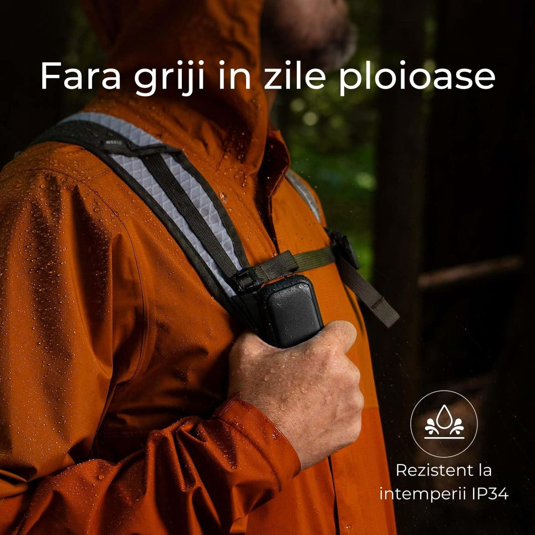 Set 2 Încălzitoare de Mâini Magnetice Reîncărcabile Elindor®, 5000mAh, 3 Trepte de Căldură, Rezistente la Apă