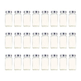 Set 24 Recipiente Condimente Elindor® din Sticla cu Capac din Inox, cu Sita, Organizator Bucatarie, Organizatoare Sertar, Borcane 120 ml, 2 Tipuri de Etichete si Palnie Metalica Accesorii Depozitare, Transparent