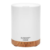 Difuzor de Ulei Esential Elindor® Aromaterapie, Umidificator de Aer, Aparat cu Rezervor 300ml, Capac Opac, Oprire Automata, Ultrasonic, 7 Moduri Lumina Ambientala, 25 dB, Aria de Acoperire 25 m², Alb