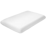 Perna Ortopedica Elindor® Memory Foam Pillow, Suport Cervical Ergonomic, Spuma cu Memorie Anatomica, Husa Detasabila Respirabila, pentru Spondiloza Cervicala, 60x40x12 cm, Alb